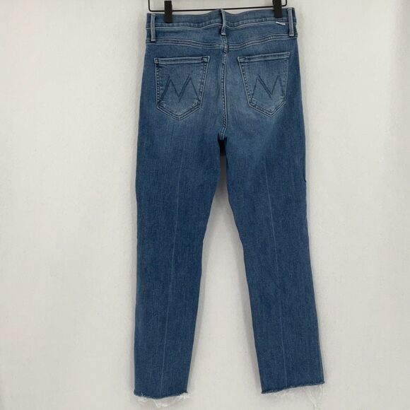 Mother Jeans We The Animals The Mid Rise Dazzler Ankle Fray Jeans Size 28 - Picture 5 of 11